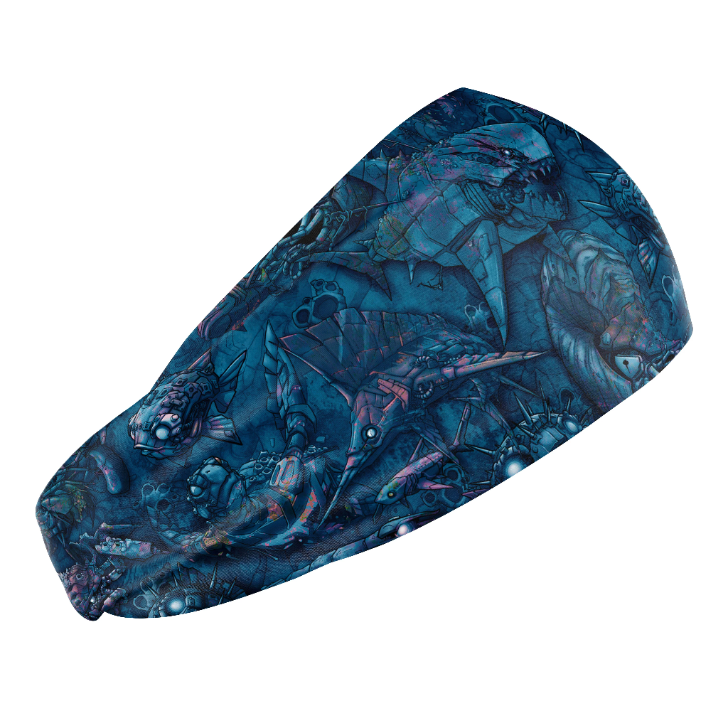 SPACEFISH Clockwork Ocean Scuba Headband 