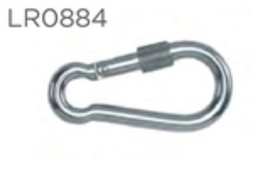 ISC SS Carabineer w/Lock 4" 316 s/s