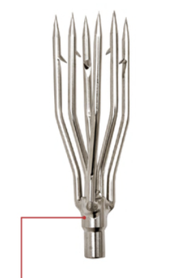 ISC Lionfish Spear Tip - 4.5inch Six-Prong