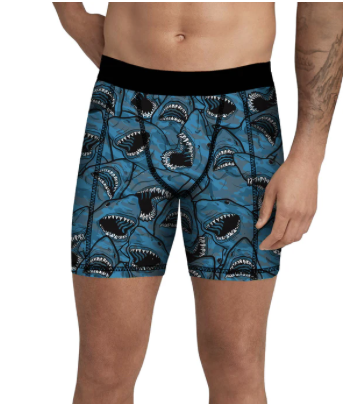SPACEFISH Mens Shark Camo Short